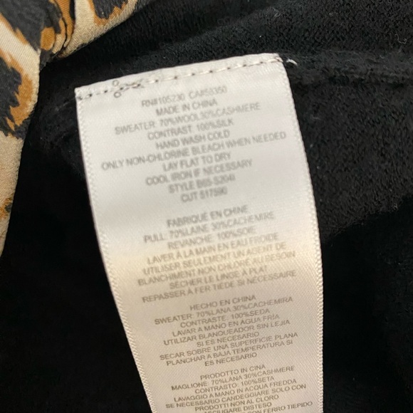 Equipment Cashmere Silk Layered Sweater (SW1) - Picture 2 of 4